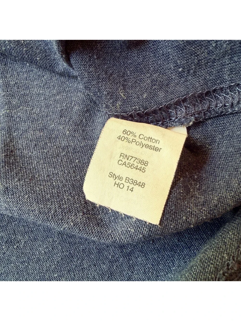 J.Crew Henley Baseball Shirt Small Two Tone Blue and Beige Long Sleeve Raglan